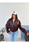 Women's Zr Model New Season Viral Leather Jacket - 3