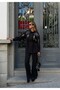 Women's Front Sleeves with Bead Embroidery Tansel Fabric Bambir Ceken Pant Suit - 7