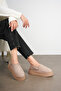 Miram Design Fur Slippers with Velcro Detail - 4