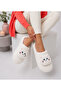 Mia Plush Cat Figured Women's House Slippers Soft Sole Dowry Slippers Gift Slippers Stc1340 - 4