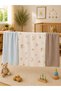 Multi-Purpose Muslin Blanket Set of 3, Muslin Newborn Baby Blanket, 100% Organic Cotton Muslin Cloth - 80X80 cm