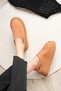 Miram Design Fur Slippers with Velcro Detail - 3