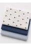 Multi-Purpose Muslin Blanket Set of 3, Muslin Newborn Baby Blanket, 100% Organic Cotton Muslin Cloth - 80X80 cm - 2