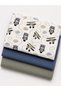 Multi-Purpose Muslin Blanket Set of 3, Muslin Newborn Baby Blanket, 100% Organic Cotton Muslin Cloth - 80X80 cm - 2