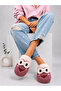 Women's Plush Home Slippers with Frog Figure, Winter Warm Closed-Toe Soft Sole Slippers Stc1341 - 4