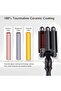 ZOOMEE Three Barrel Curling Iron,Hair Crimper with LCD Temperature Display,1 Inch Crimper Hair Tool,Dual Voltage Hair Crimper,Beach Waver Curling Iron (Black) - 2