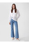 Beli Flare Women's Jean Pants with Scarf