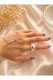 White Gold Patterned Ring