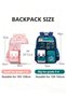 School bag for kids 2 pcs set,kids backpack Cute School Bags Shoulder Handbags Cartoon Rucksack Book Bags Large Capacity Bag Waterproof Bags Multiple Pockets Schoolbags - 6
