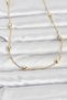60cm Golden Brass Beaded Twist Women's Necklace for Elegant Necks - 2