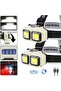 Rechargeable LED Front Light 6W, Dual COB Headlamp with Remote Lighting for Camping, Fishing & Cycling - 7