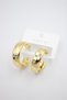 Glb-stl41414 hoop earrings - gold - 2