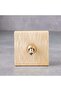 Satellite Outlet Aura Gold, Wall Plate Fitting For Home And Office Electrical Setup