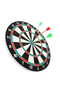 17-Inch Wooden Dart Board – Includes 4 Metal Tip Darts and Wall Mount Bracket - 3