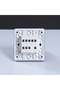 10A 3 Gang 2 Way Switch Matte Black, Electrical Switch And Socket For Wall Installation - 6