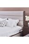 Jacksonville 200x200 Upholsterd Super King Bed Beige/Brown - 6