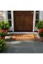 Welcome Anti Slip Washable Door Mat 50x75Cm Natural, Compact Safe For Home And Office Storage