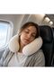 Adult Neck Pillow 35 cm Bagel Pillow Velboa Velvet Fabric Bead Fiber Filled - 3