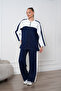 Cupra Fabric Garnished Zippered Oysho Set - 3