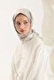 Patterned Twill Scarf Polka Dot Mink - 2
