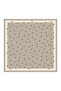 Patterned Twill Scarf Polka Dot Mink - 7
