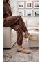 Women's Mink Rabbit Hair Buckle Daily Ballerinas 1 cm Byndtav01 - 6