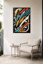 Black Gold Brushstroke Abstract Metal Wall Art - 5
