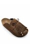 Kyoto Women's Brown Orthopedic Sole Comfortable Fit Non-Slip Sole Soft Lightweight Daily Indoor Dowry Slippers - 2
