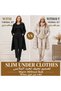 Thermal Underwear for Women Fleece Lined Base Layer Cold Weather Top Bottom Warm Soft Stretch Fabric Weightless Imperceptible Slim Fit Pajama Loungewear for Winter Daily Wear Outdoor Activities - 4
