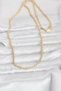 60cm Golden Brass Ring Chain Women's Necklace for Elegant Necks