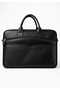 Laptop Bag Genuine Leather 15.6" Inch File Compatible Premium Black