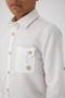 Boy Ecru Shirt - 3