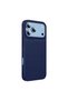 Newface Apple iPhone 18 Pro Max Auto Focus Carbon Cover - Navy Blue - 3