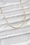 60cm Golden Brass Square Chain Women's Necklace for Elegant Necks - 2