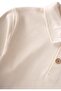 Polo Collar Long Sleeve T-Shirt 5-12 Years Ecru - 4