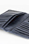 Varen Genuine Leather Long Wallet with Phone Compartment Crazy Navy Blue - 5
