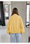 Modal Casual Zippered Bomber Jacket - 3