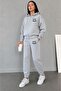 Women's Zippered Hooded Tracksuit Set