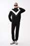Women's Half-Zip Striped Suit 265176 - - 4