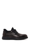 Fly Men's Black Lace-Up Leather Casual Shoes Wm720017Dv