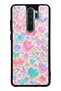 Xiaomi Redmi Note 8 Pro Y2K Glossy Phone Case with Jelly Charms Design