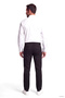 Men's Regular Fit High Cotton Content Long Sleeve White Shirt - 3