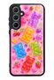 Samsung A35 Candy Bear Fruits Design Glossy Phone Case