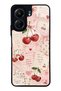 Xiaomi Redmi 13C Glossy Phone Case with Cherry Love Letters Design