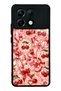 Xiaomi Poco X6 Pro Glossy Phone Case with Cherry Lace Fantasy Design