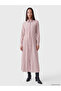 Ozmarka New Season Pink Plaid Poplin Shirt Dress