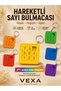 Boxed Moving Number Puzzle Keychain – 3D Printing Brain Teaser Puzzle Colorful Fun Keychain