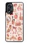Oppo A38 Rose Gold Glam Design Glossy Phone Case