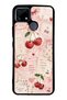 Realme C25 Glossy Phone Case with Cherry Love Letters Design