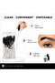 TRIO Disposable Eyelash Brushes, 100 Count | Soft Mascara Disposable, Spoolie Wand - 8